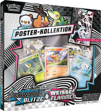Load image into Gallery viewer, Pokémon - Schwarze Blitze & Weiße Flammen Poster Kollektion (DE)