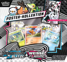 Load image into Gallery viewer, Pokémon - Schwarze Blitze & Weiße Flammen Poster Kollektion (DE)