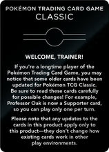 Load image into Gallery viewer, Pokémon TCG Classics Box November 2023 (ENGLISCH)
