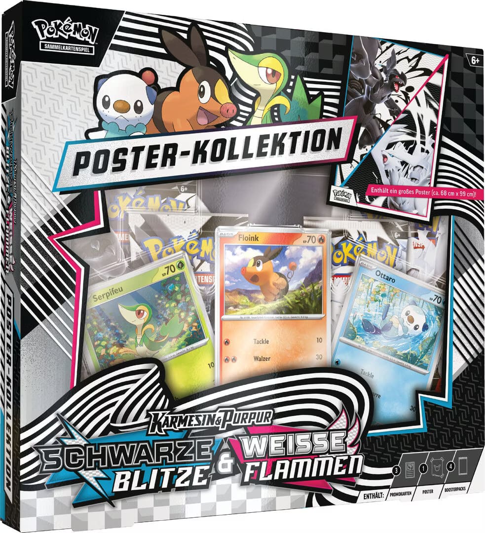 Pokémon - Schwarze Blitze & Weiße Flammen Poster Kollektion (DE)