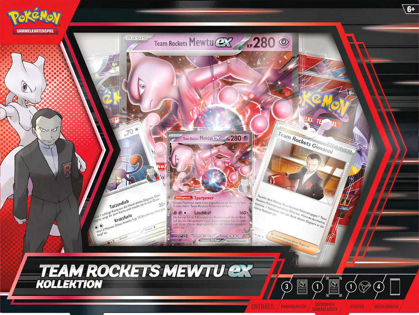 Pokémon Team Rockets Mewtu-ex Kollektion (DE)