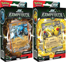 Load image into Gallery viewer, Pokémon Kampfdeck Ampharos-ex oder Lucario-ex (DE)
