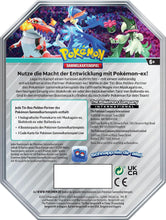 Lade das Bild in den Galerie-Viewer, Pokémon - Paldea-Partner Tin-Box Bailonda / Maskagato / Skelokrok(DE)
