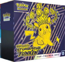 Load image into Gallery viewer, Pokémon Stürmische Funken Top-Trainer-Box (DE) VORBESTELLUNG 08.11.2024
