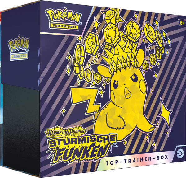 Pokémon Stürmische Funken Top-Trainer-Box (DE) VORBESTELLUNG 08.11.2024