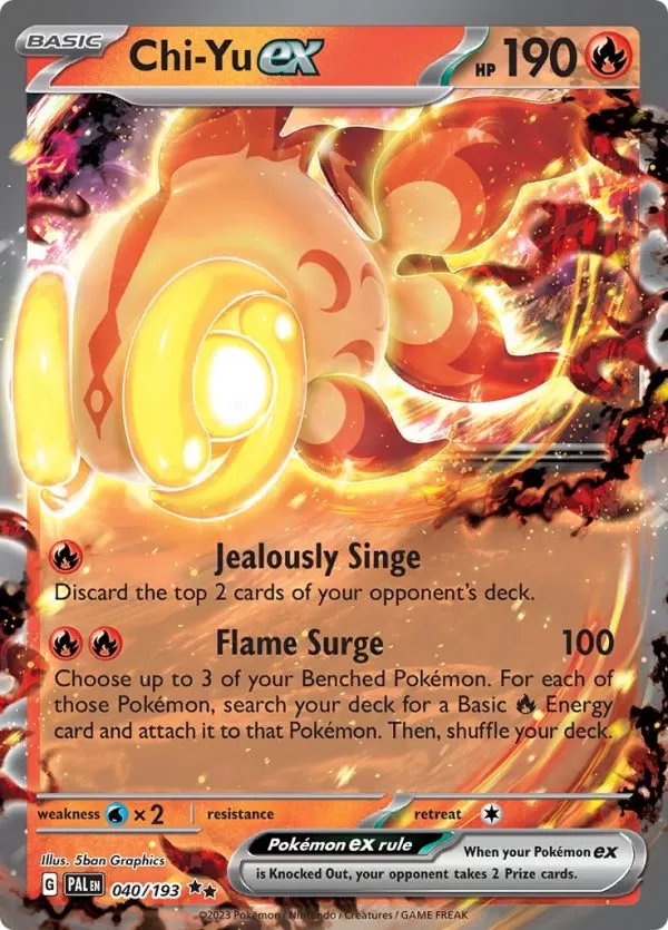 040/193 Chi-Yu ex Englisch Entwicklungen in Paldea / Paldea Evolved