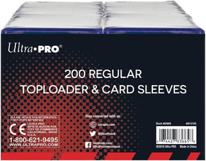 Toploader Ultra Pro regular 3"x4" & Sleeves (200)