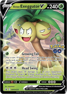 SWSH225 Alolan Exeggutor V Pokémon GO Englisch