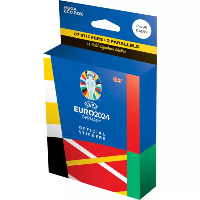 Topps UEFA Euro 2024 Sticker MEGA ECO Pack (90 Sticker) (DE)