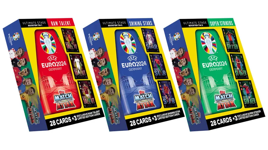 Match Attax - Topps UEFA Euro 2024 Mini Tin Sammelkarten (DE)