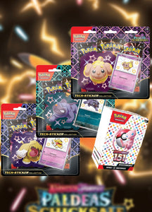 Pokémon Aktionsbundle 3x Sticker Kollektion + 1x Pokemon 151 Boosterbundle (DE)