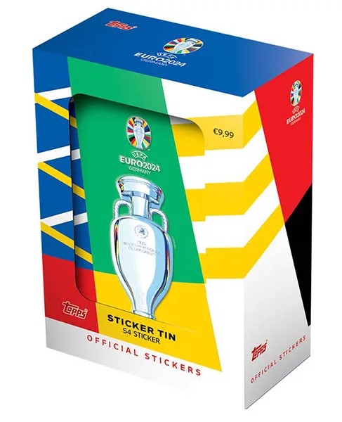 Topps UEFA Euro 2024 Sticker Mini Tin (54 Sticker) (DE)