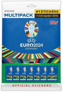 Topps UEFA Euro 2024 Sticker Multipack (41 Sticker) (DE)