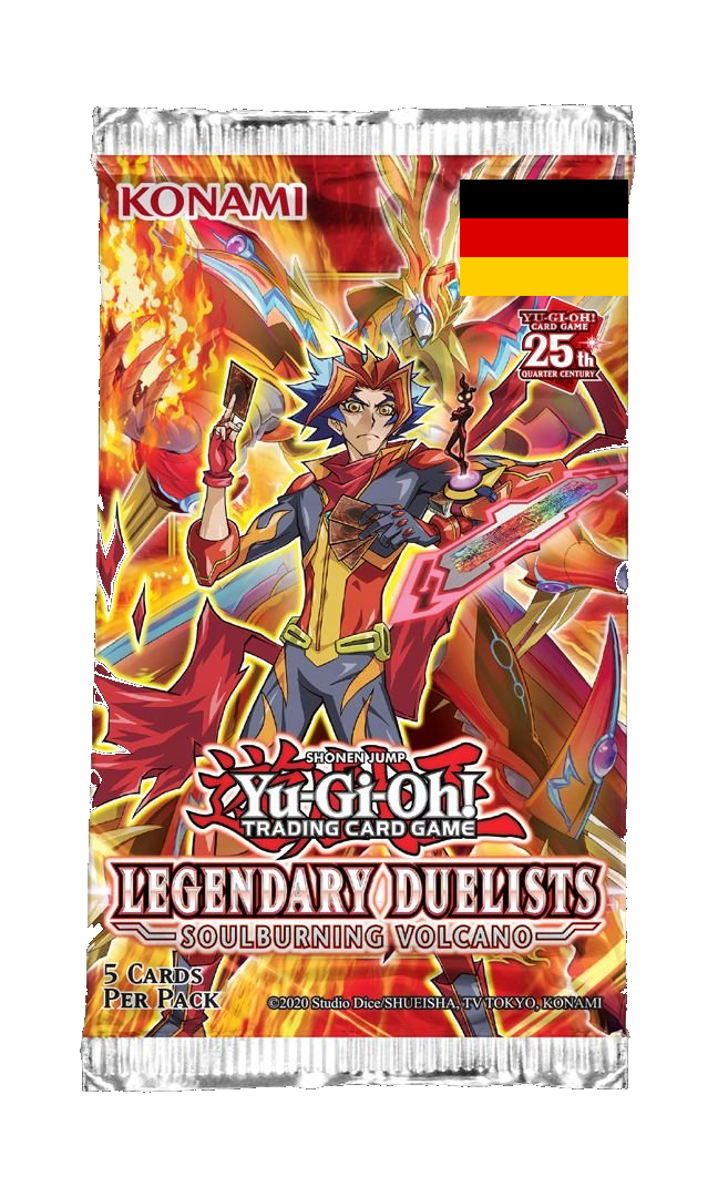 Yu-Gi-Oh Legendary Duelists Soulburning Volcano Booster 1. Auflage (DE)