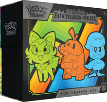 Lade das Bild in den Galerie-Viewer, Pokemon- Entwicklungen in Paldea Top-Trainer-Box (DE)
