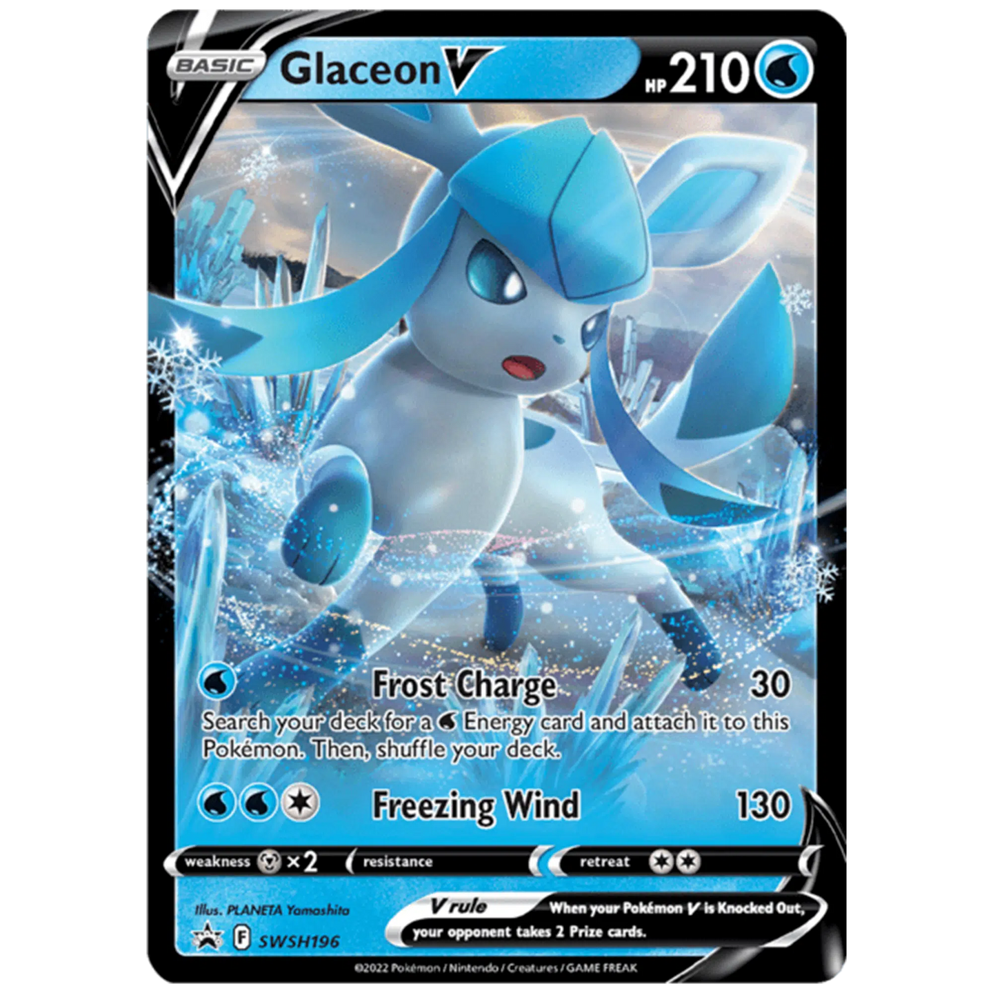 SWSH196 Glaceon V Englisch